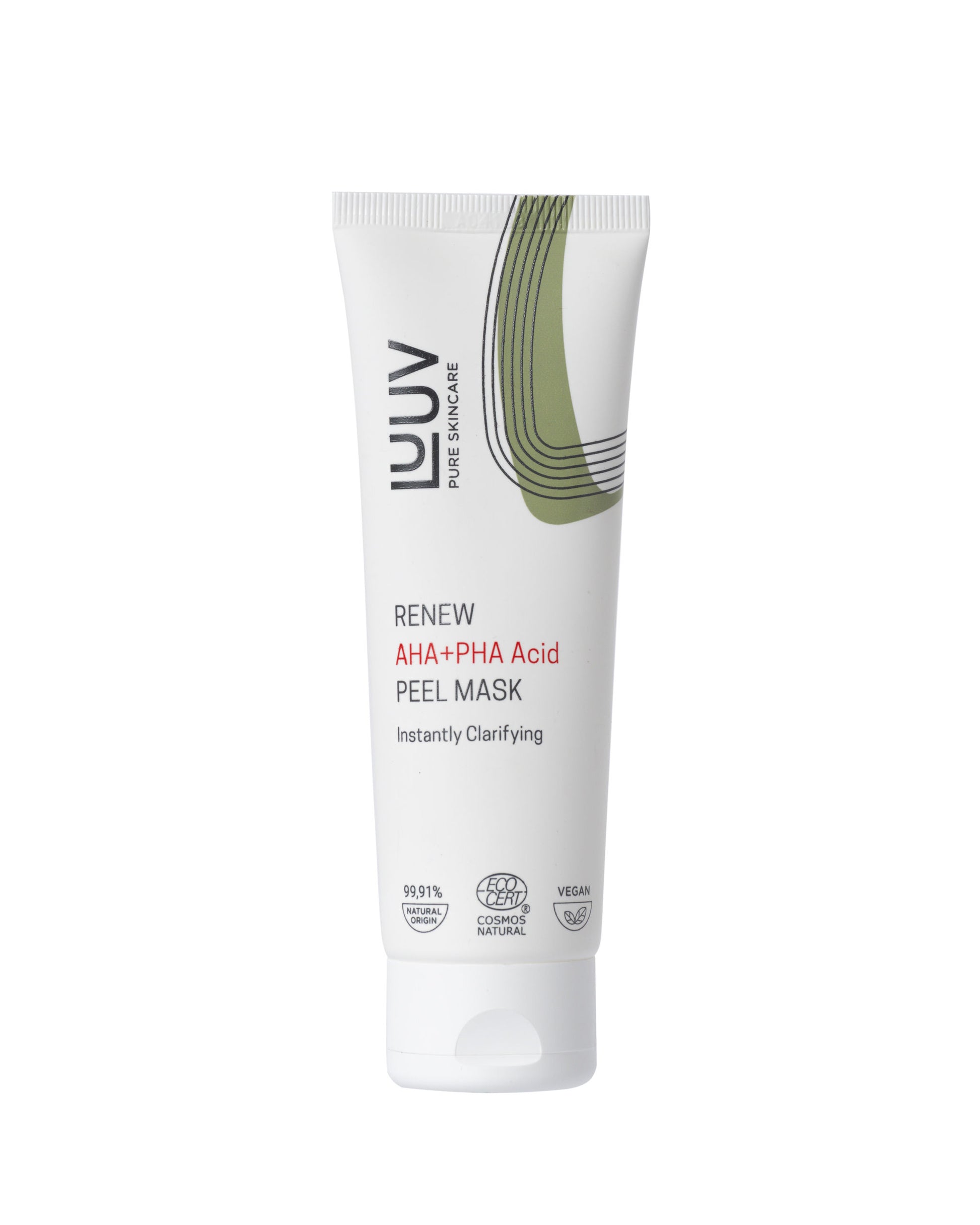 Radiant Renew Peel Mask – Gentle Exfoliation with AHA & PHA by LUUV at www.brixbailey.com