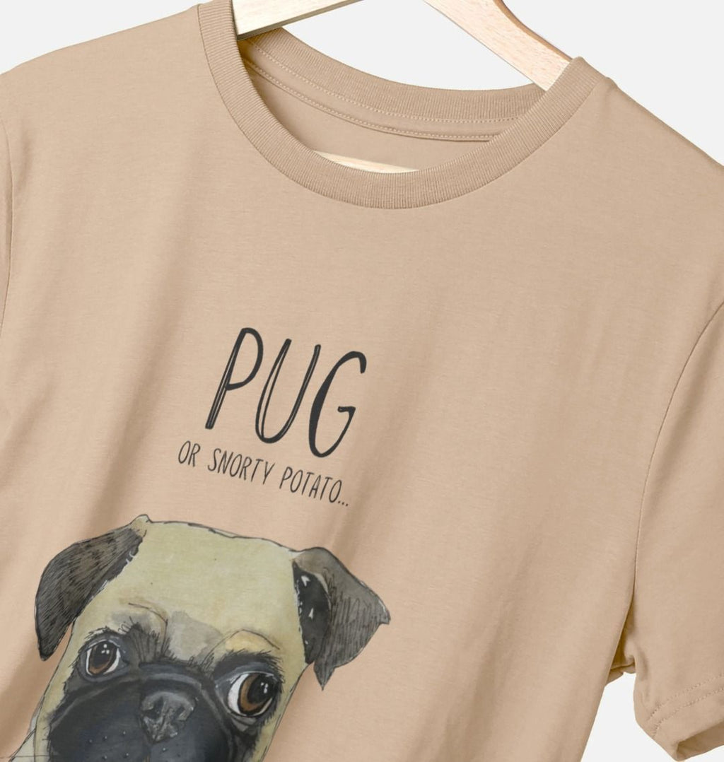 Snorty Potato Pug Men's T Shirt