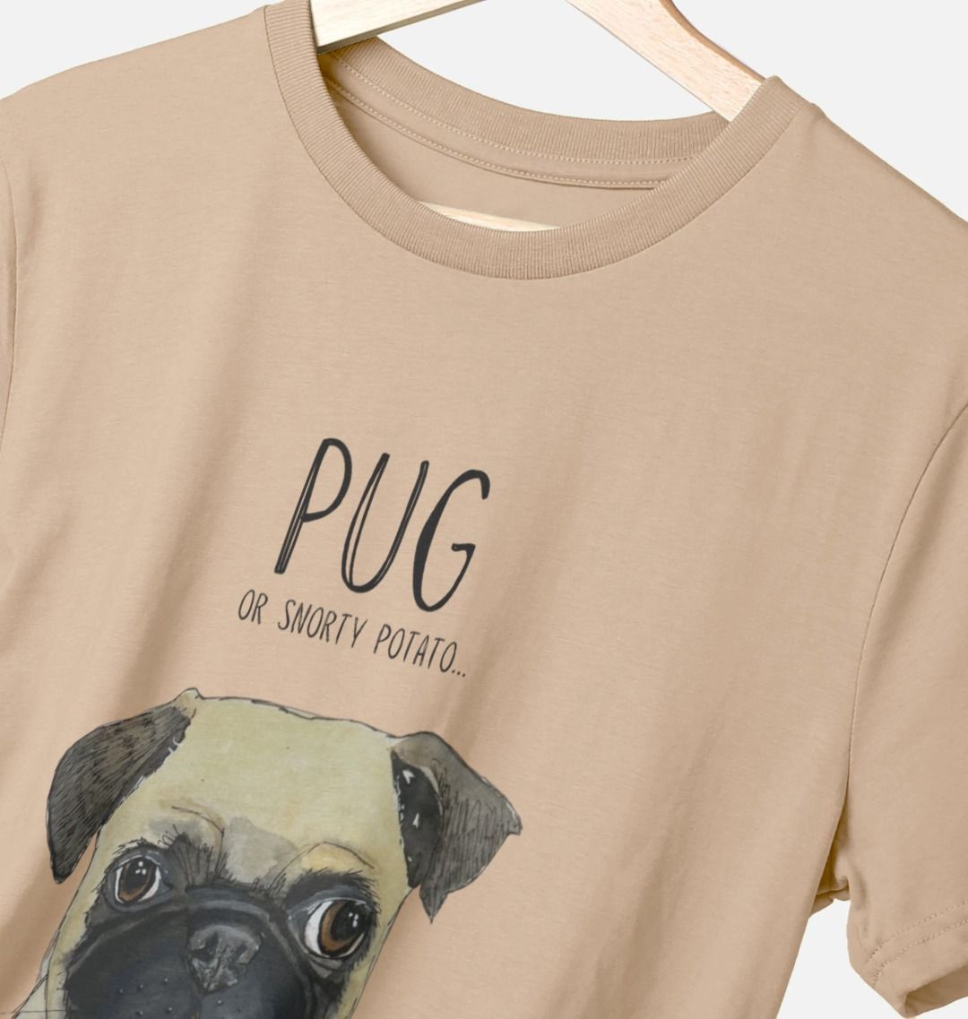 Snorty Potato Pug Men's T Shirt