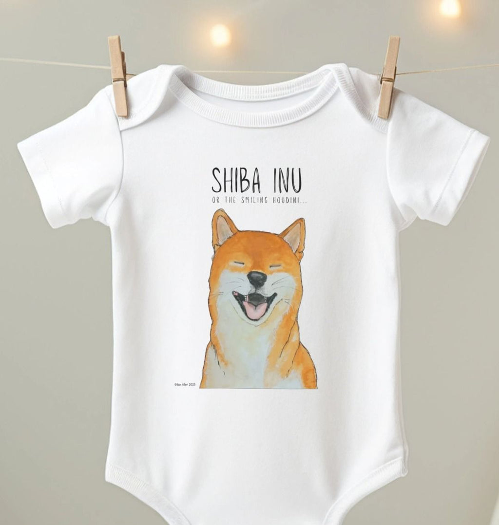 Smiling Houdini Baby Bodysuit in Organic Cotton