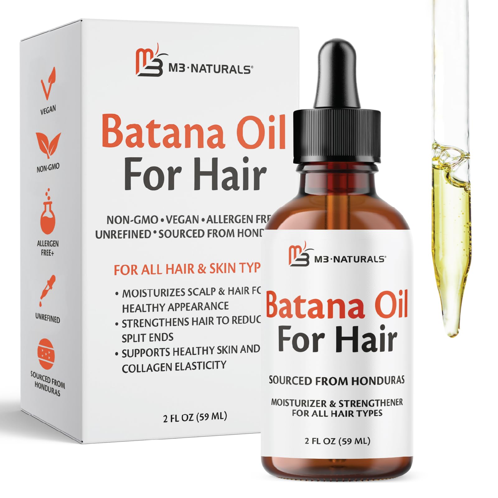 Vegan Batana Oil Pure and Unrefined 2 FL OZ