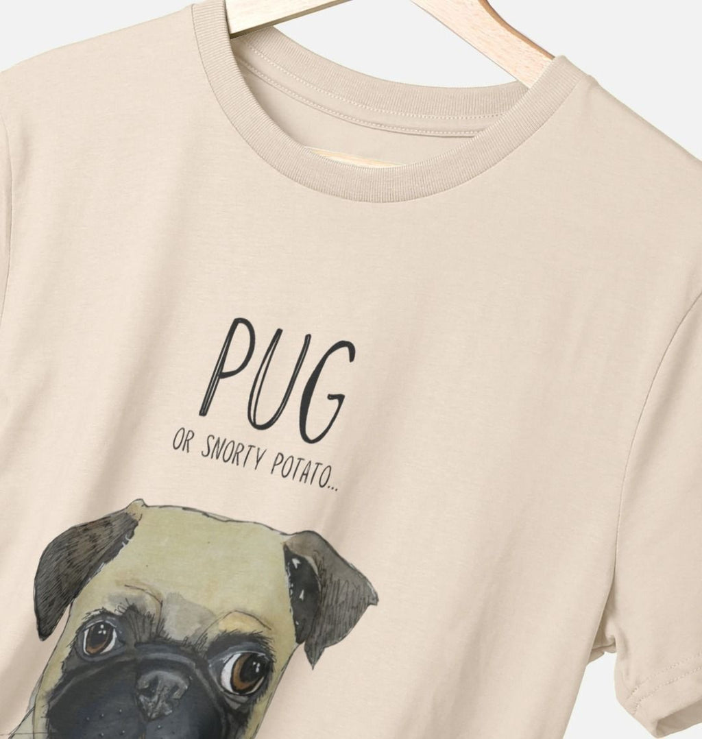 Snorty Potato Pug Men's T Shirt