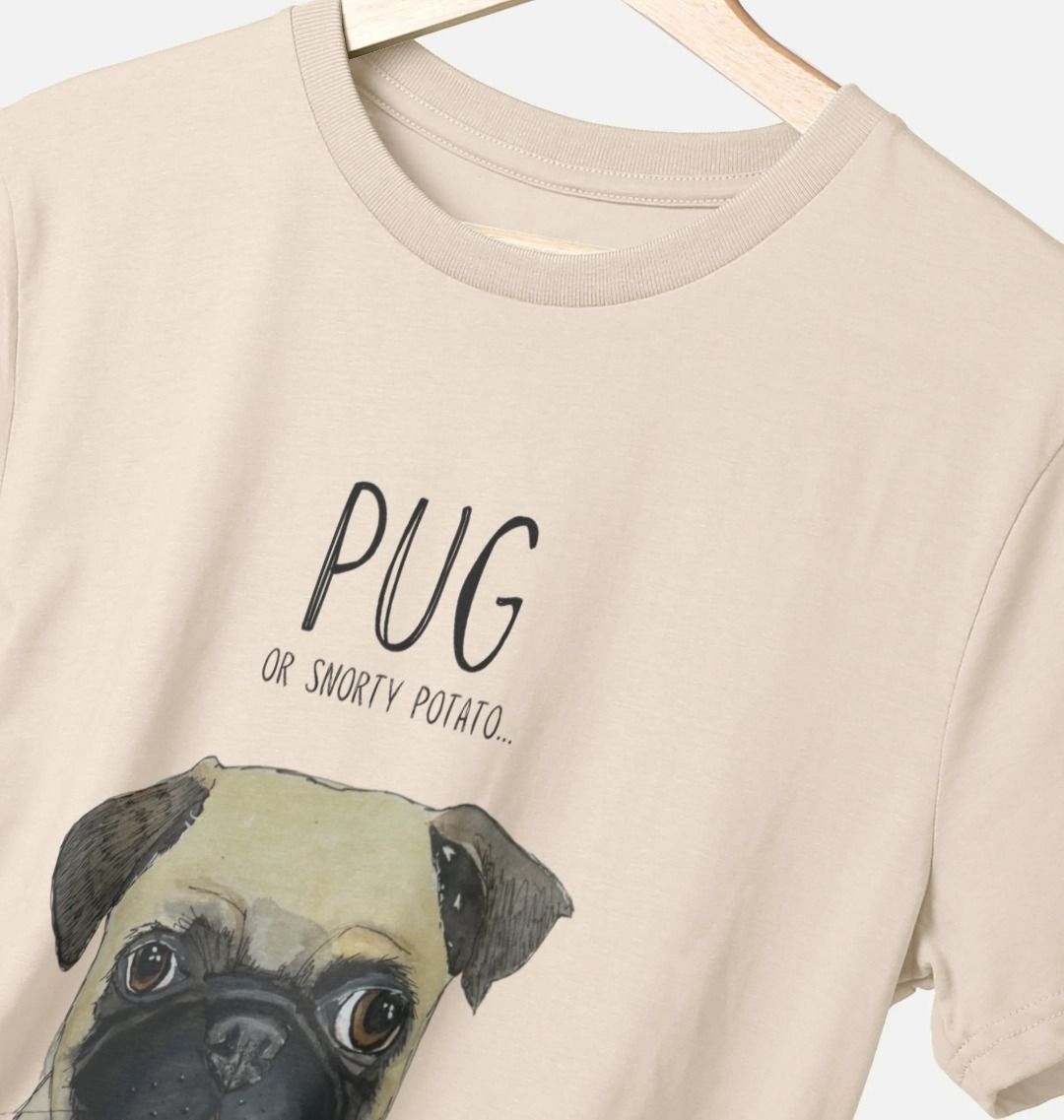 Snorty Potato Pug Men's T Shirt