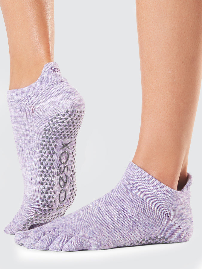Low Rise Full Toe Yoga Grip Socks for Women