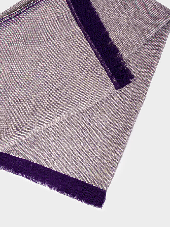 Organic Cotton Two Toned Yoga Blanket