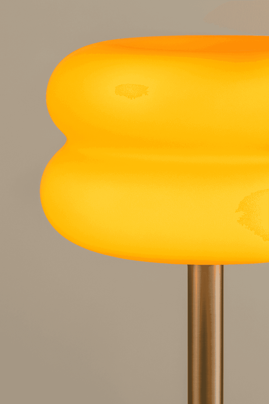 Macaron Glass Table Lamp in Silver