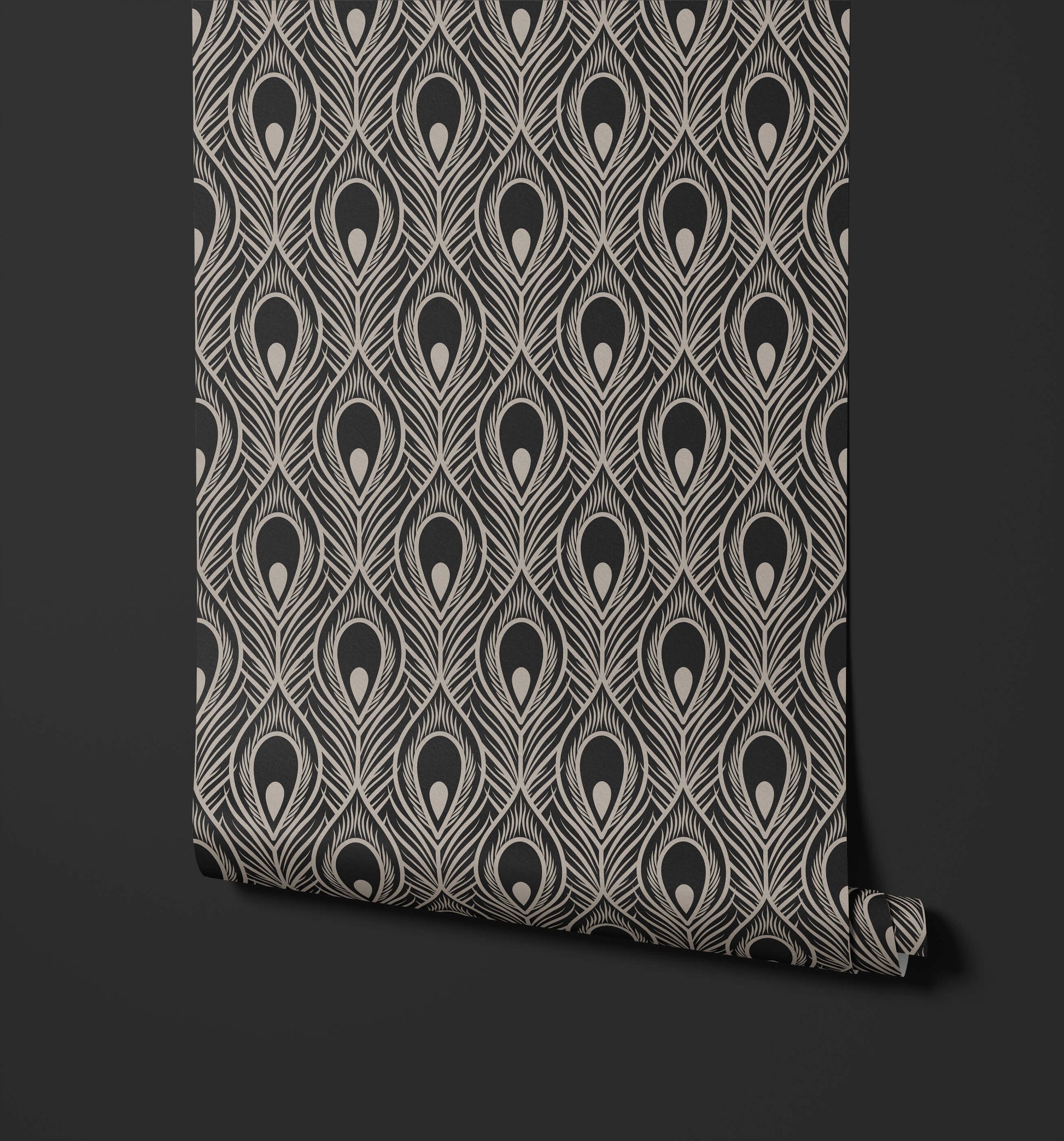 Peacock Feather Wallpaper