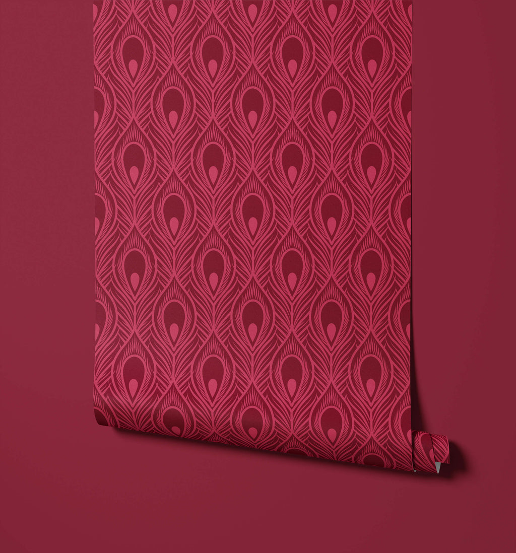 Peacock Feather Wallpaper