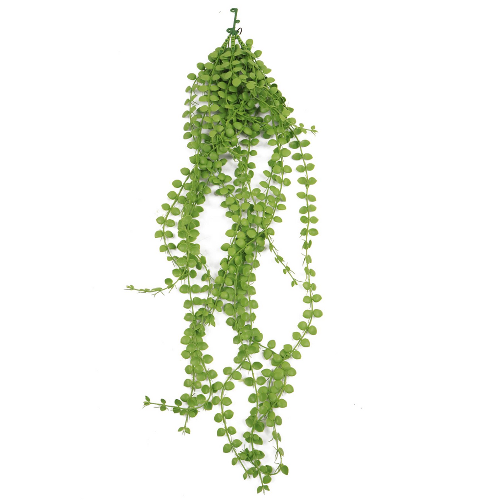 Hanging Pearl String Artificial Plant 92cm UV and Fire Resistant
