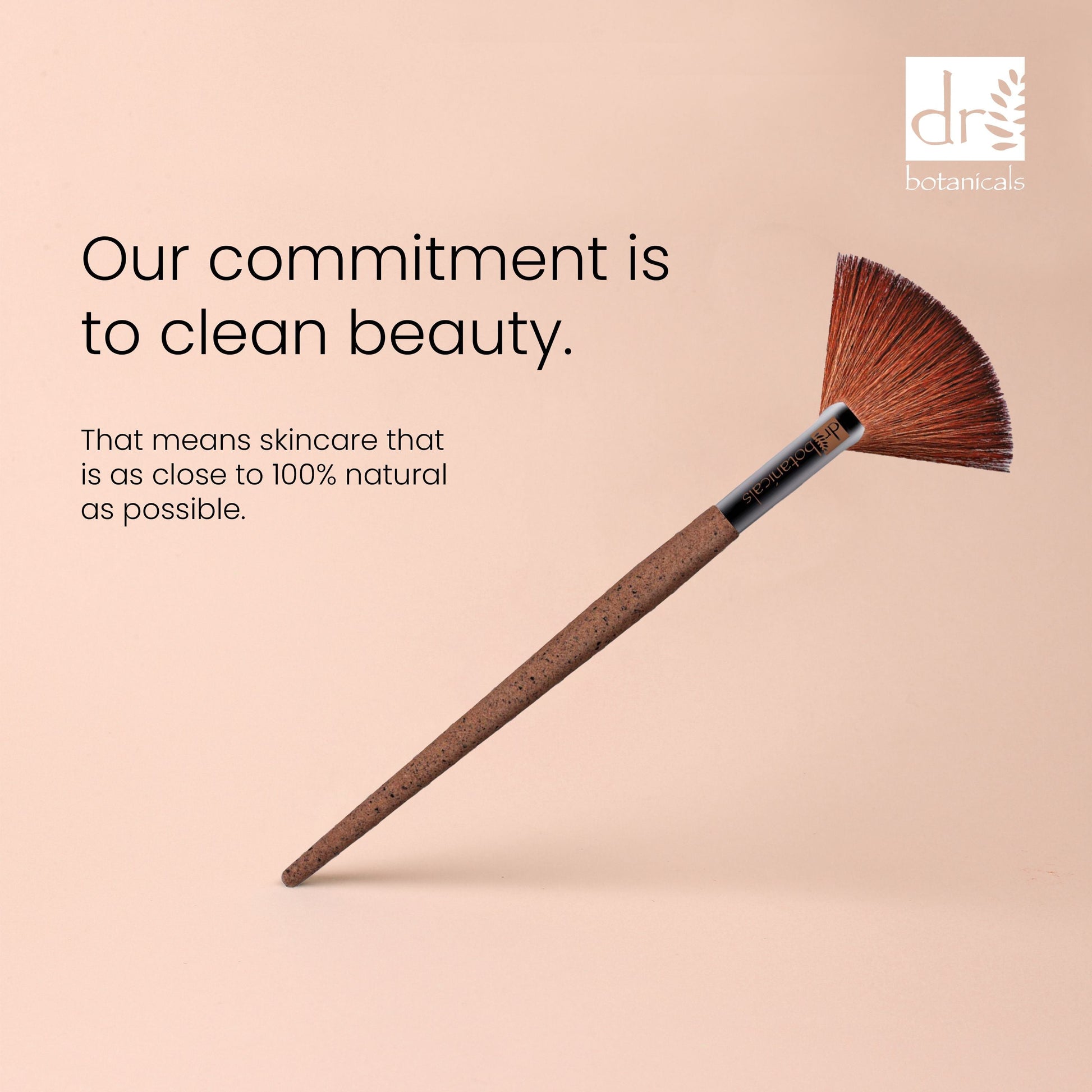 Coffee Ground Fan Brush Twin Pack