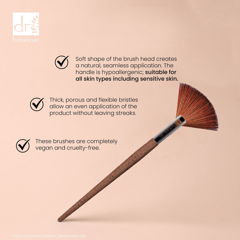 Coffee Ground Fan Brush Twin Pack