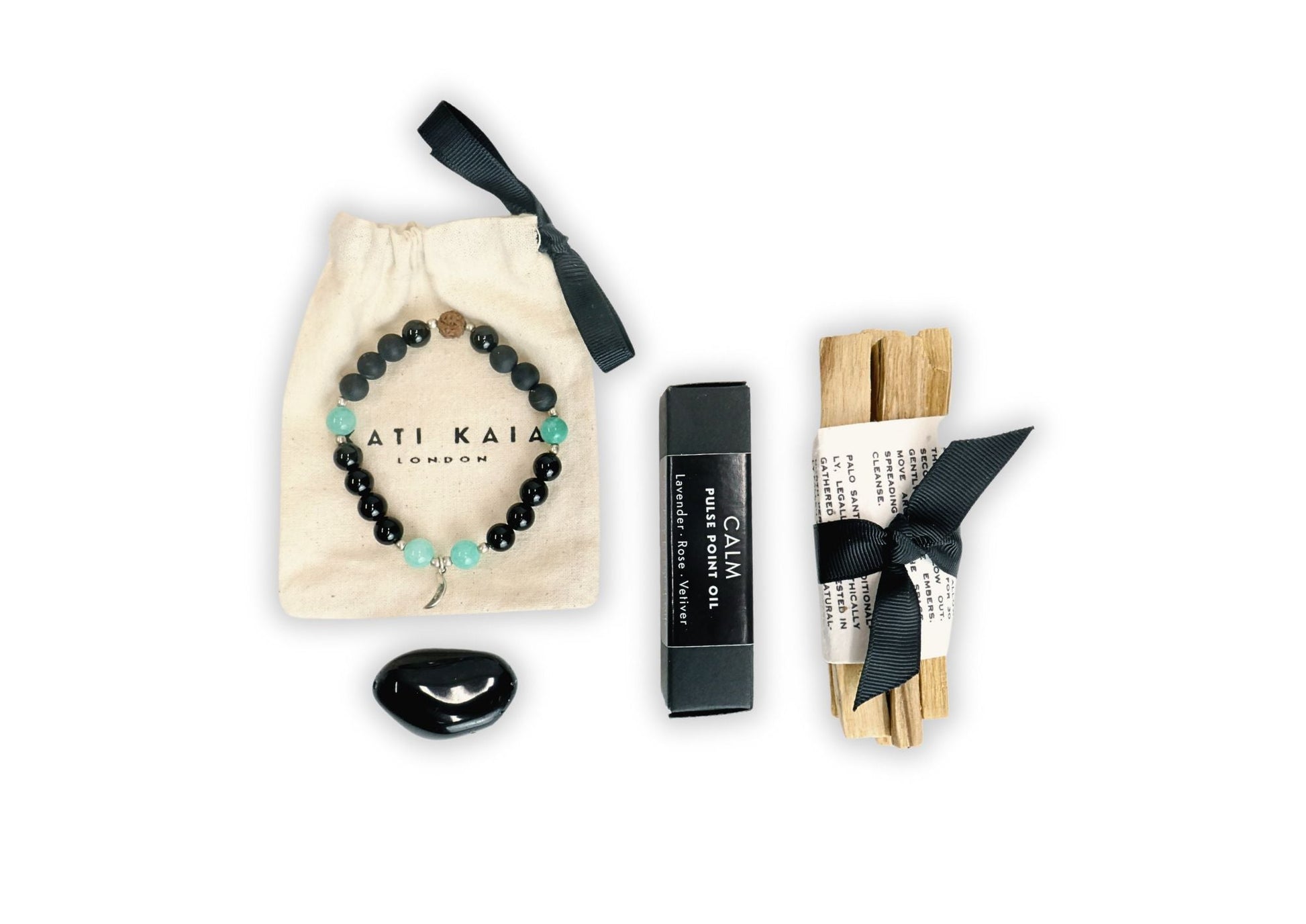 Mala Bracelet and Palo Santo Gift Box with Meditation Course