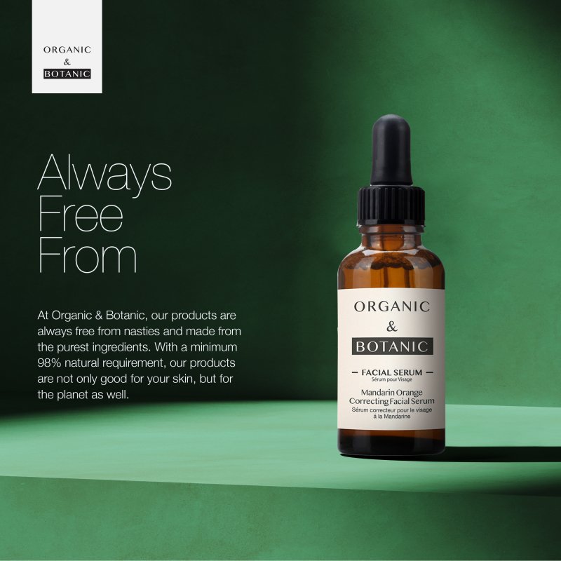 Mandarin Orange Correcting Facial Serum 30ml Brightening and Hydrating