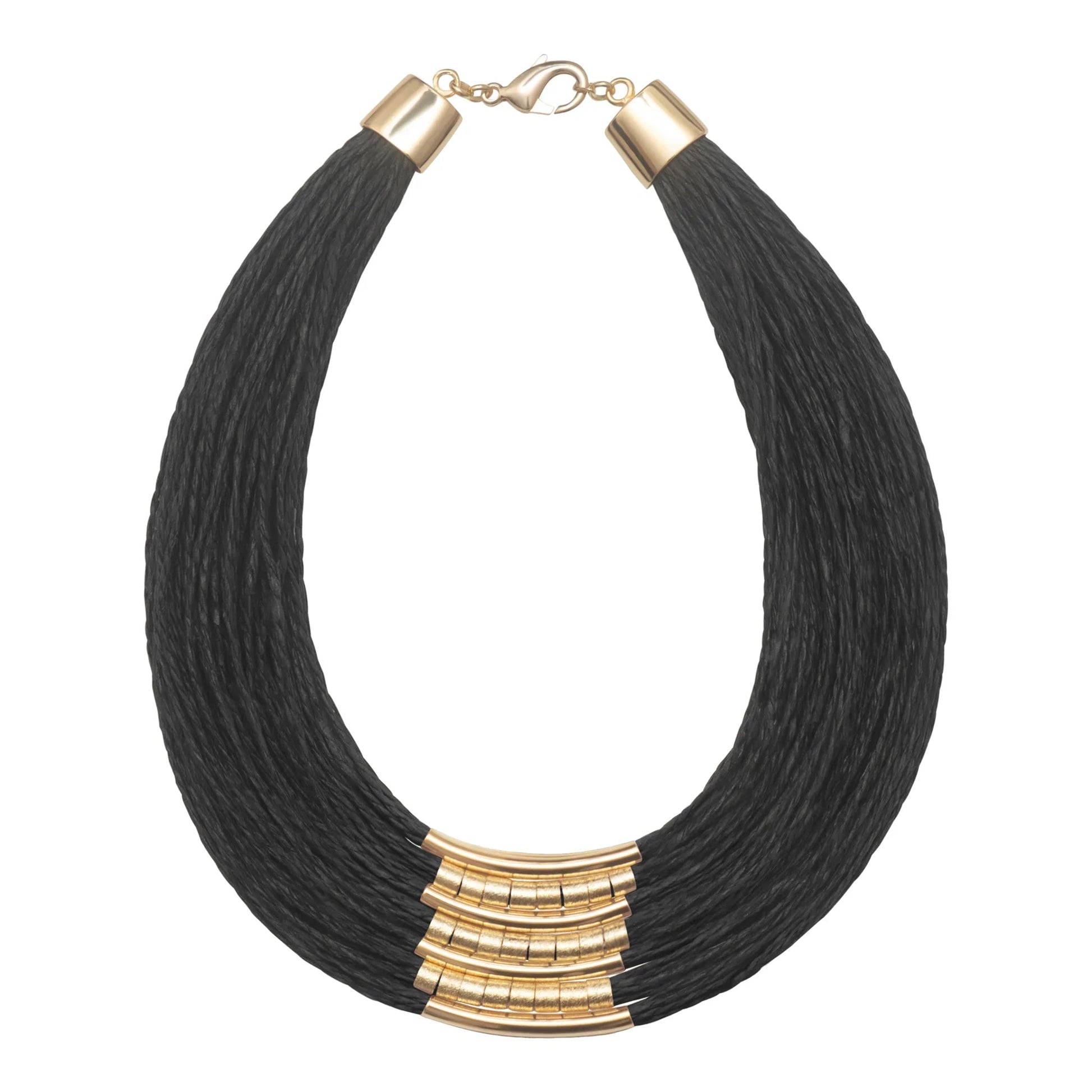 Golden Rice Straw Necklace
