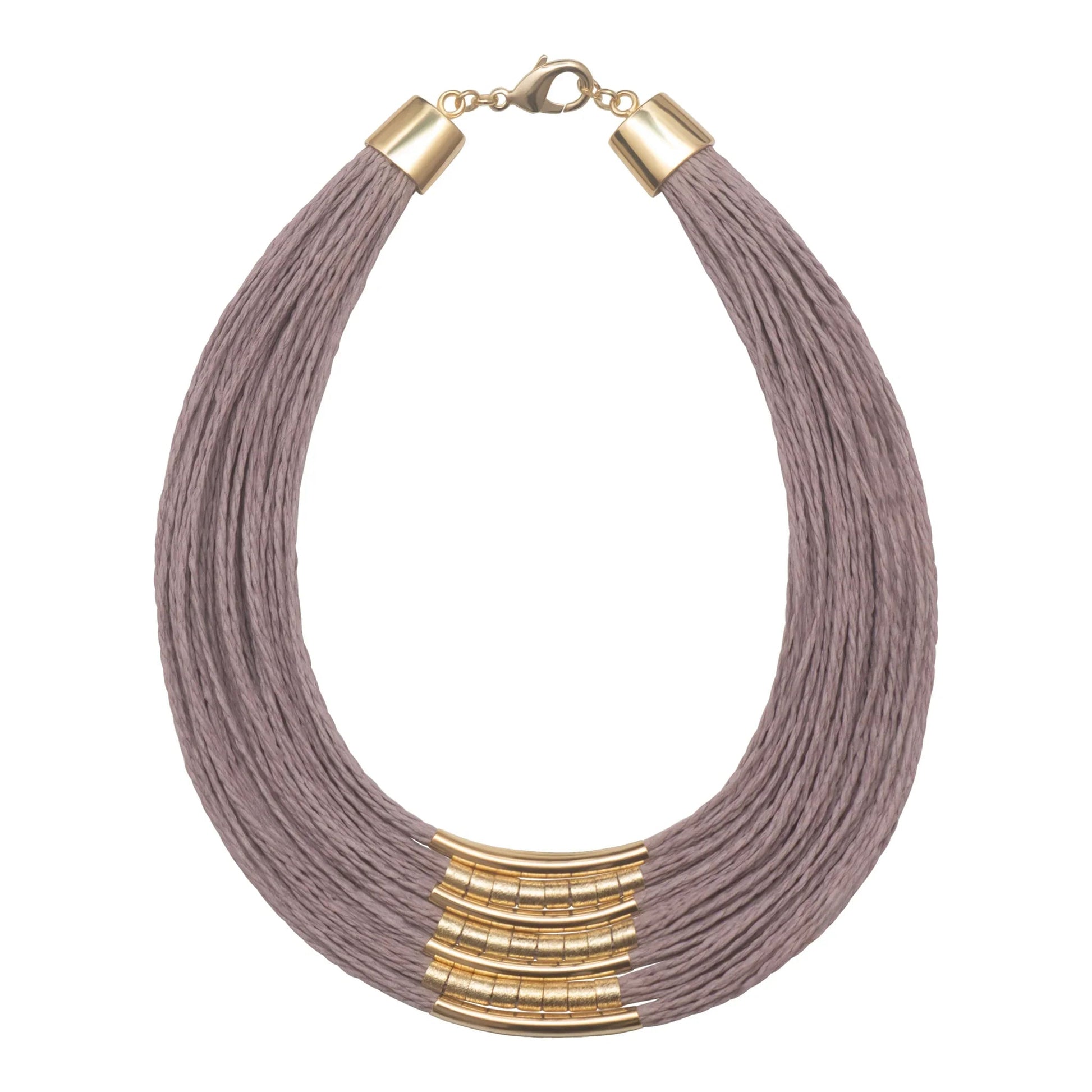 Golden Rice Straw Necklace