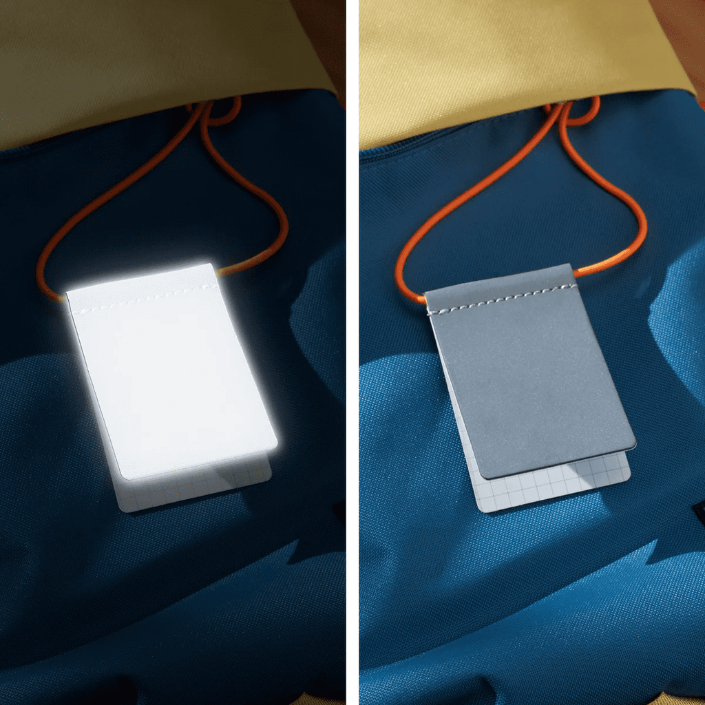 Reflective & Writable Luggage Tag by MARCH – Stand Out & Safe by March Design Studio at www.brixbailey.com