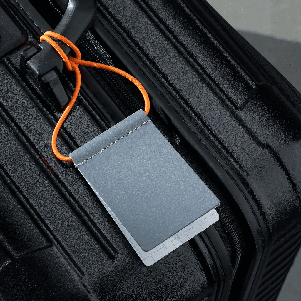 Reflective & Writable Luggage Tag by MARCH – Stand Out & Secure by March Design Studio at www.brixbailey.com