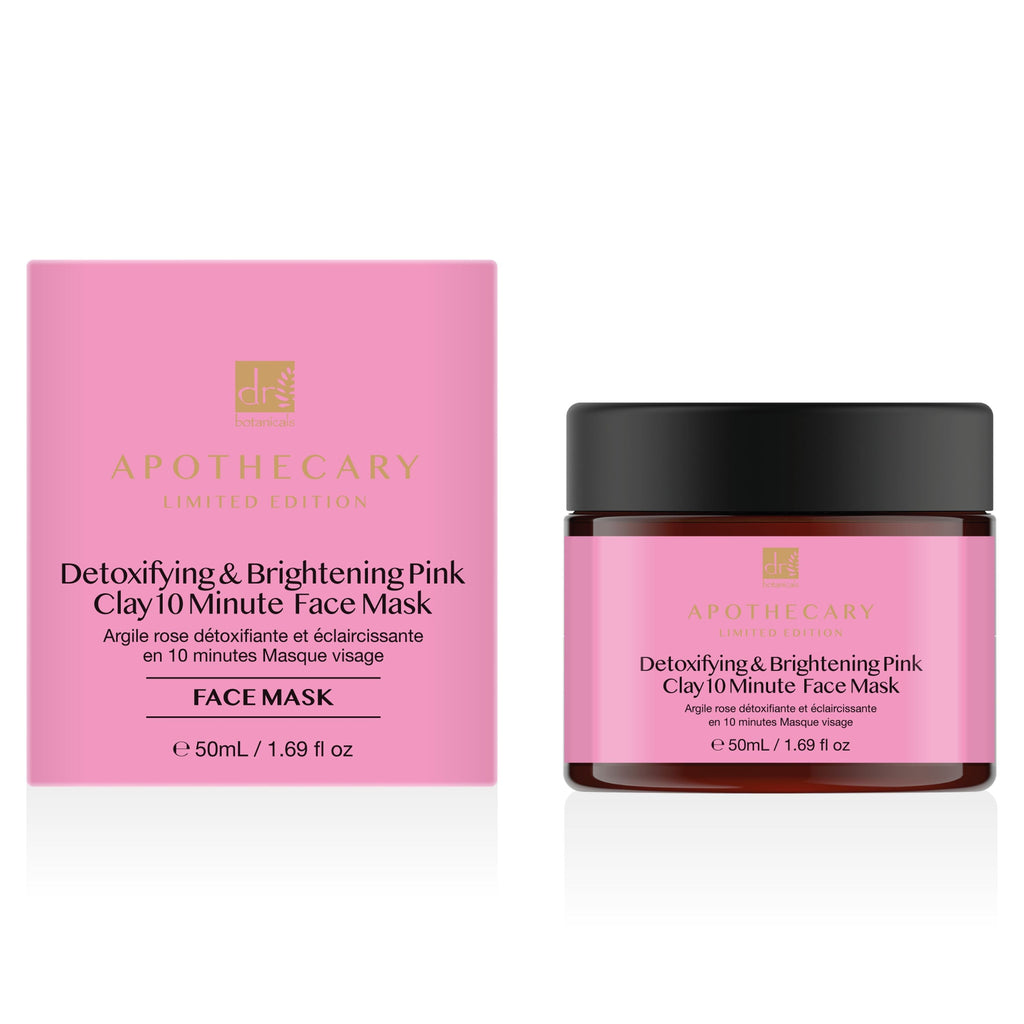 Detoxifying and Brightening Pink Clay 10 Minute Face Mask 50ml Twin Pack