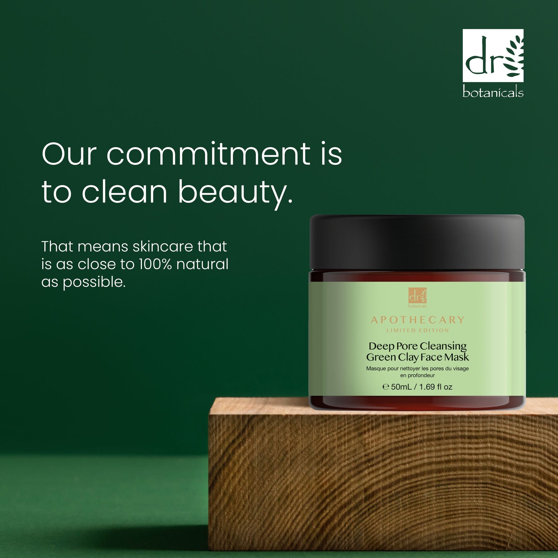 Deep Pore Cleansing Green Clay Face Mask 50ml Twin Pack