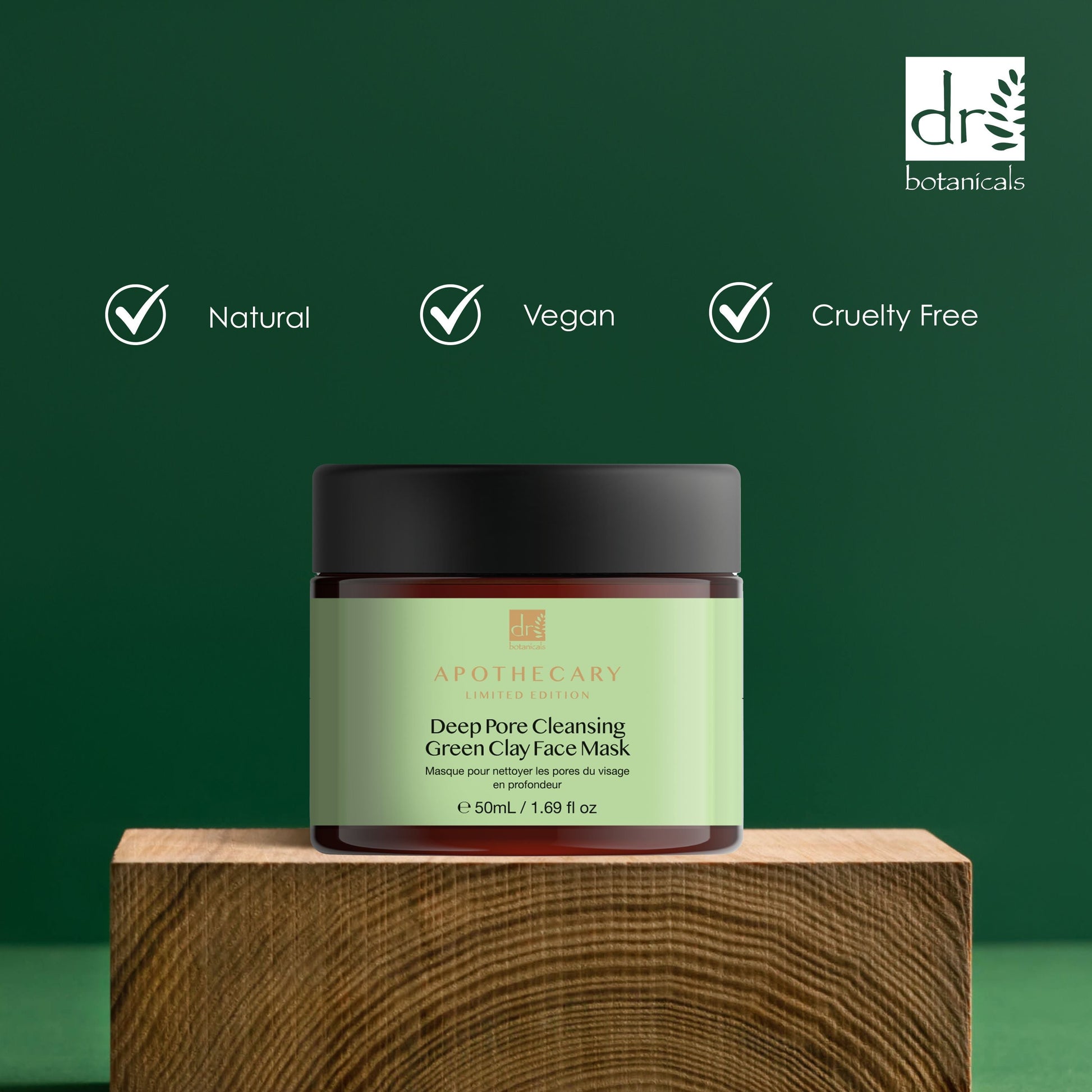 Deep Pore Cleansing Green Clay Face Mask 50ml Twin Pack