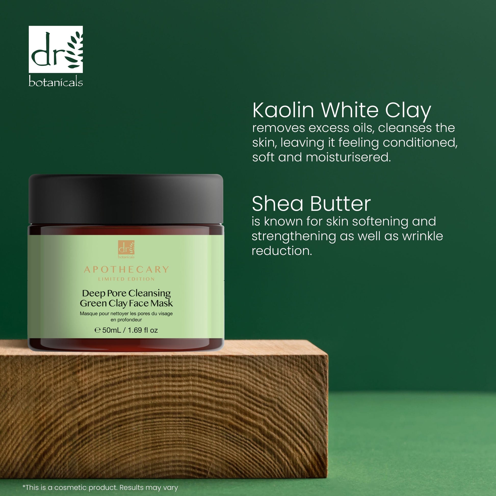 Deep Pore Cleansing Green Clay Face Mask 50ml Twin Pack