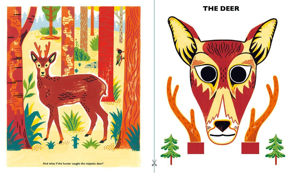 Pop Out Forest Masks for Enchanted Adventures