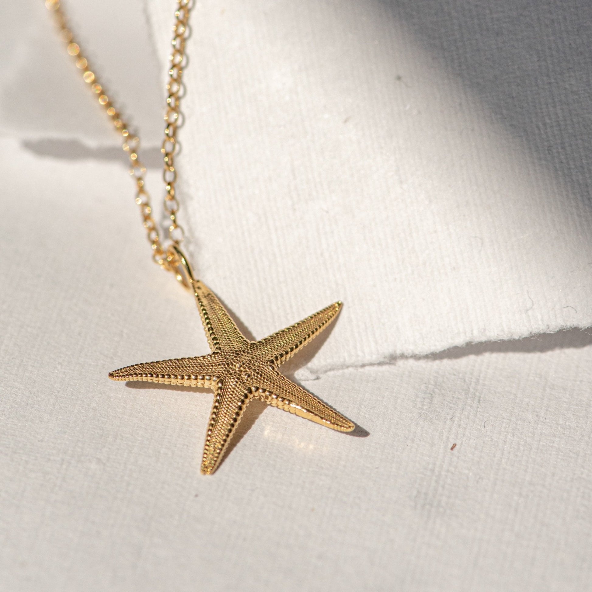 Maxi Gold Starfish Necklace