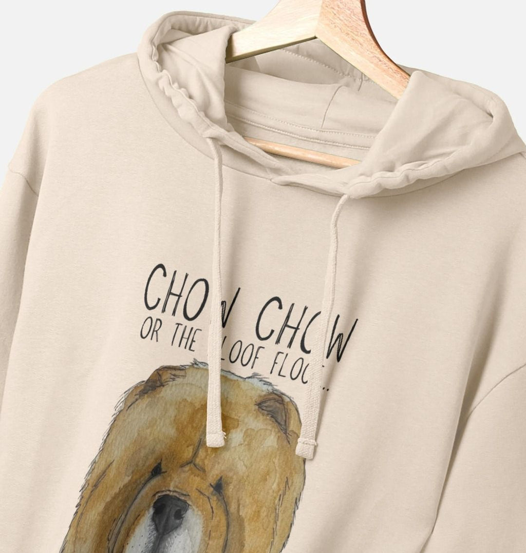 Red Chow Chow Men's Hoodie with Pocket Detail