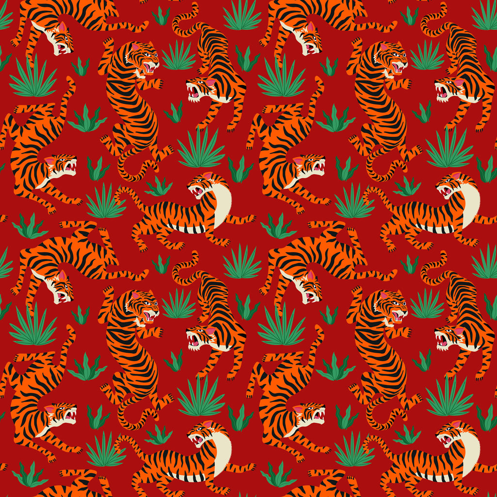 Oriental Tiger Wallpaper