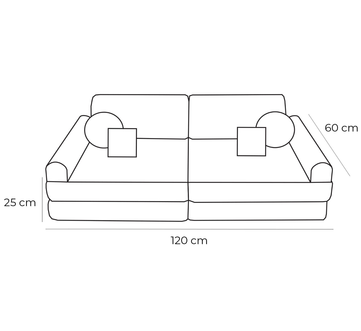 The MeowBaby Modular Sofa - Safe, Stylish & Versatile Children's Furniture by MeowBaby at www.brixbailey.com