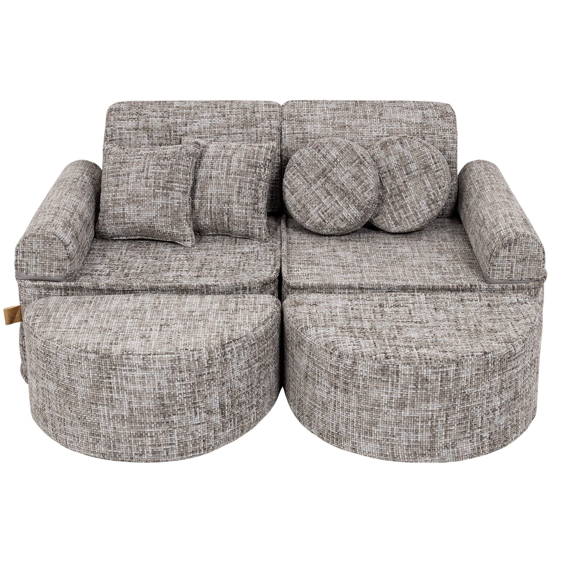 Medium Modular Sofa for Kids - Tangle Moon Grey Plus