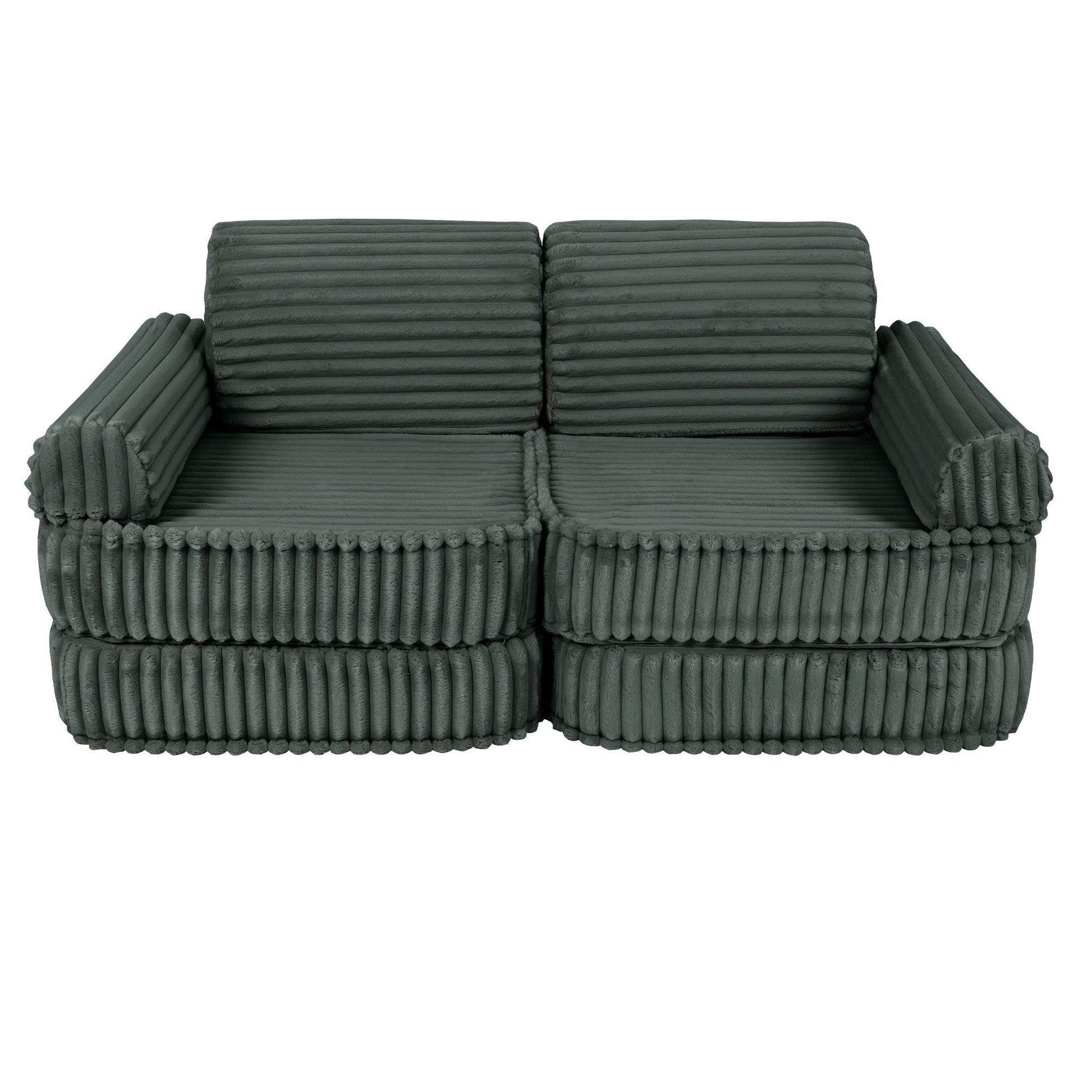 Transform Your Child's Space with the Medium Kids Sofa - Versatile, Safe & Durable by MeowBaby at www.brixbailey.com