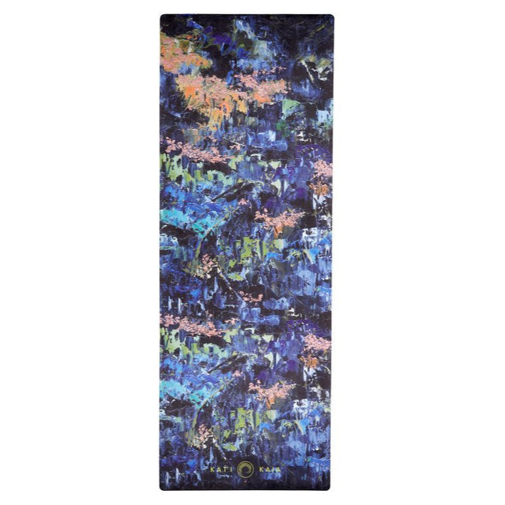 Blue Touring Yoga Mat Lightweight and Portable