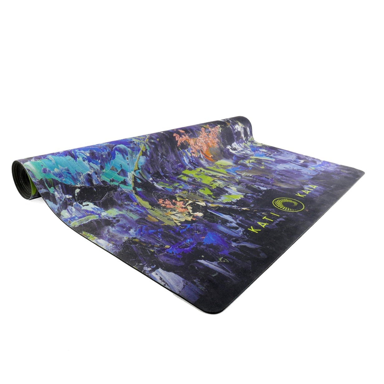 Blue Touring Yoga Mat Lightweight and Portable