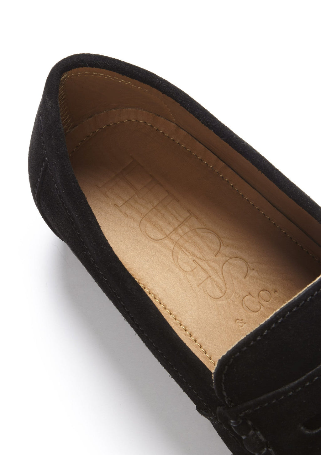 Black Suede Boat Loafers