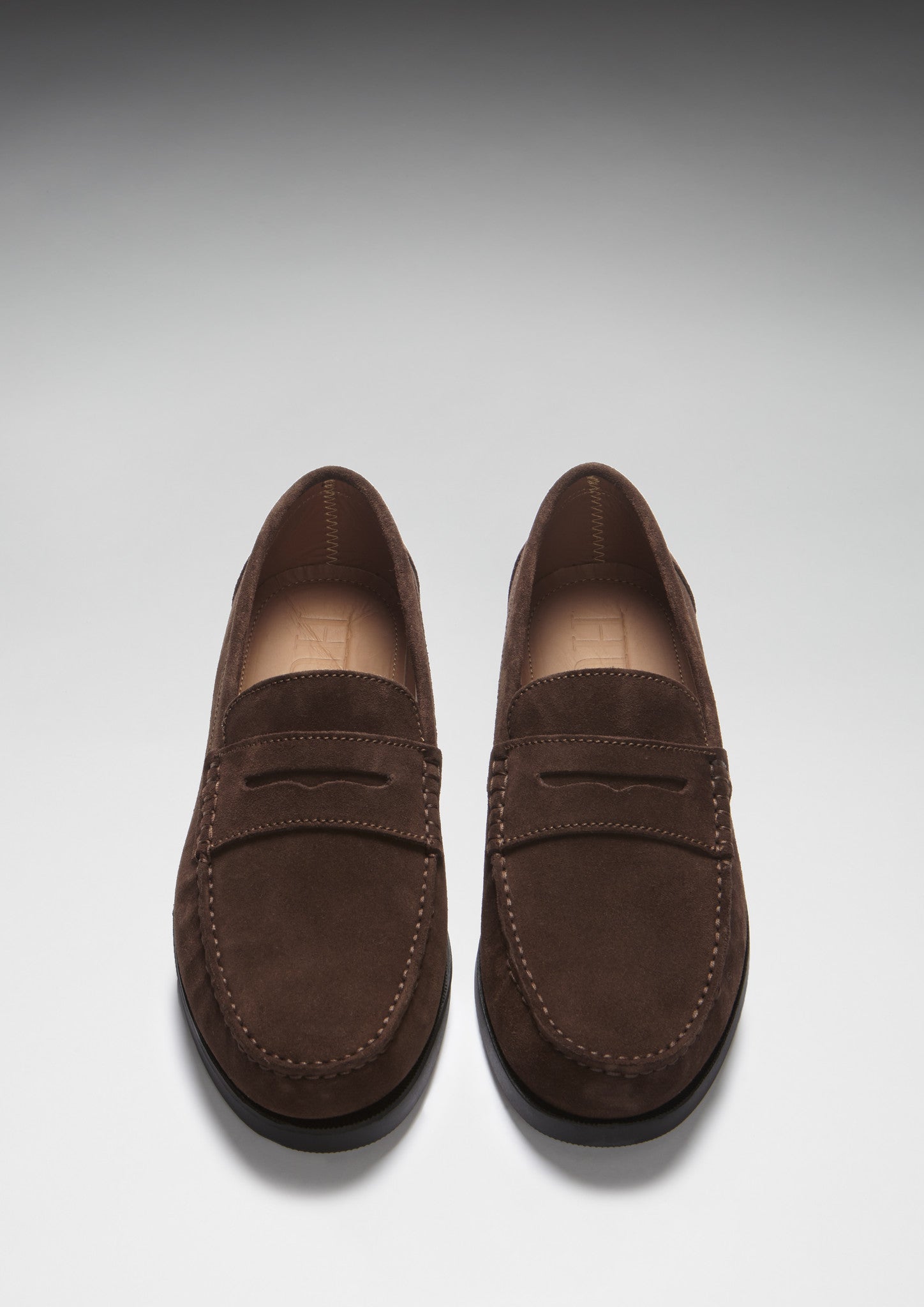Brown Suede Boat Loafers