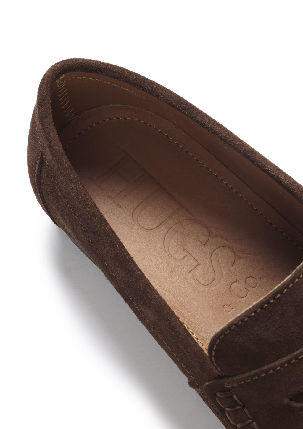 Brown Suede Boat Loafers