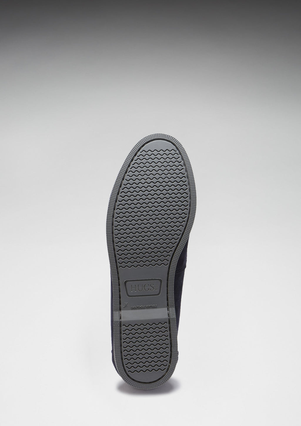 Navy Blue Suede Boat Loafers