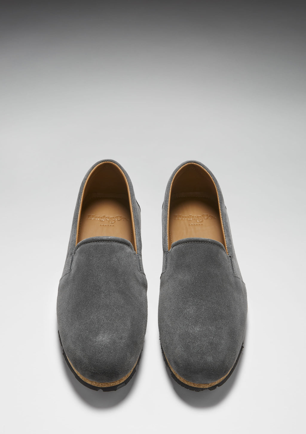 Charcoal Suede Espadrilles with Recycled Tyre Sole
