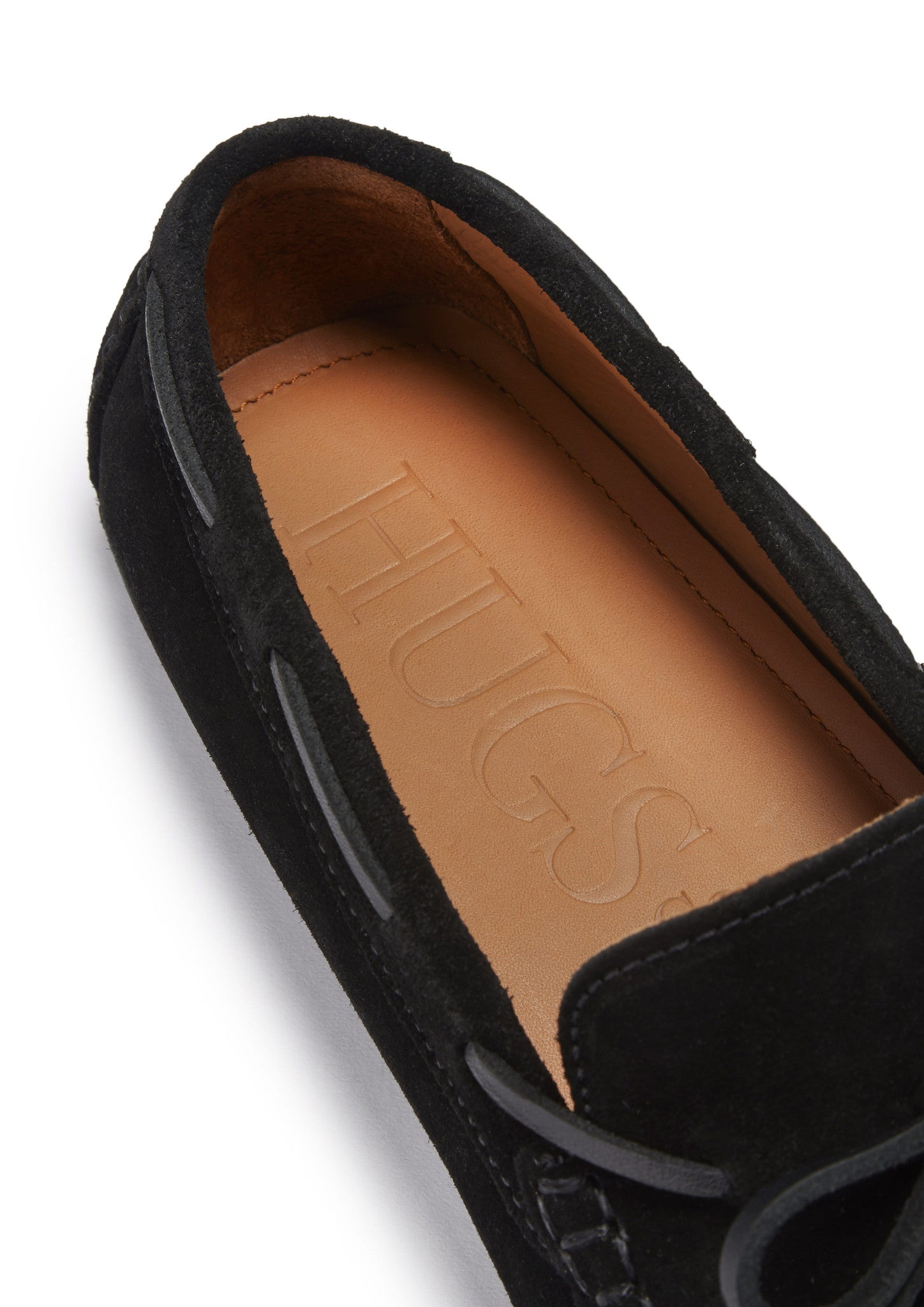 Black Suede Driving Loafers