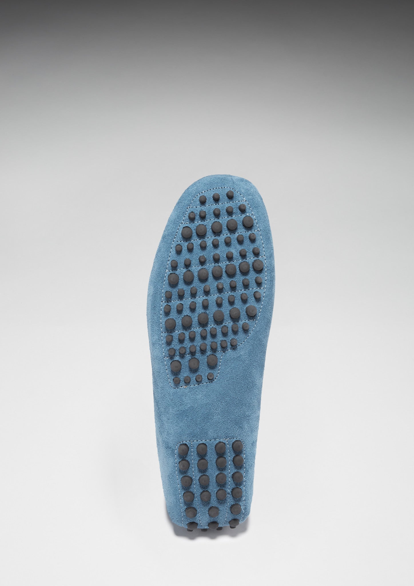 Penny Driving Loafers in Petrol Blue Suede