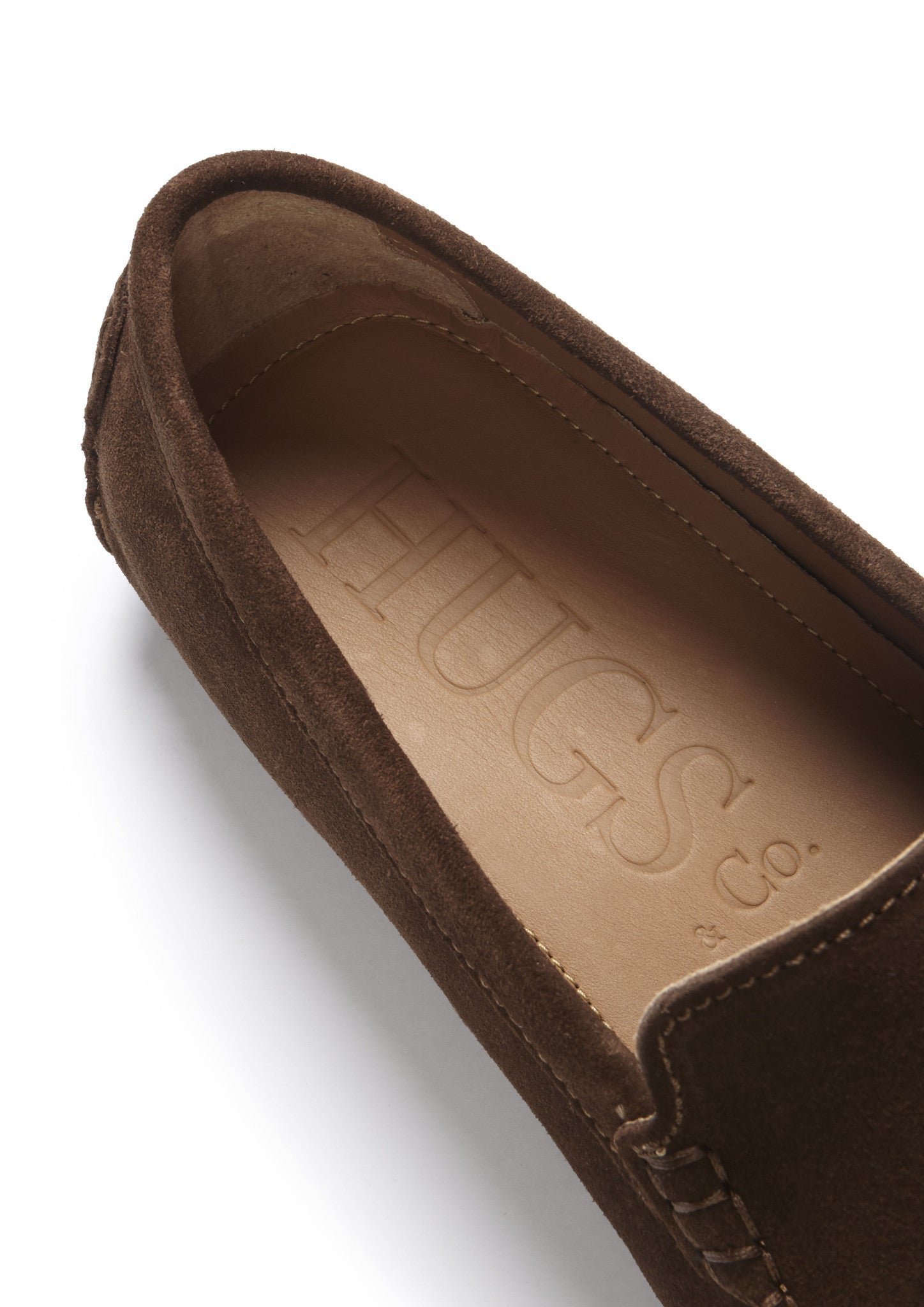 Brown Suede Tasselled Driving Loafers