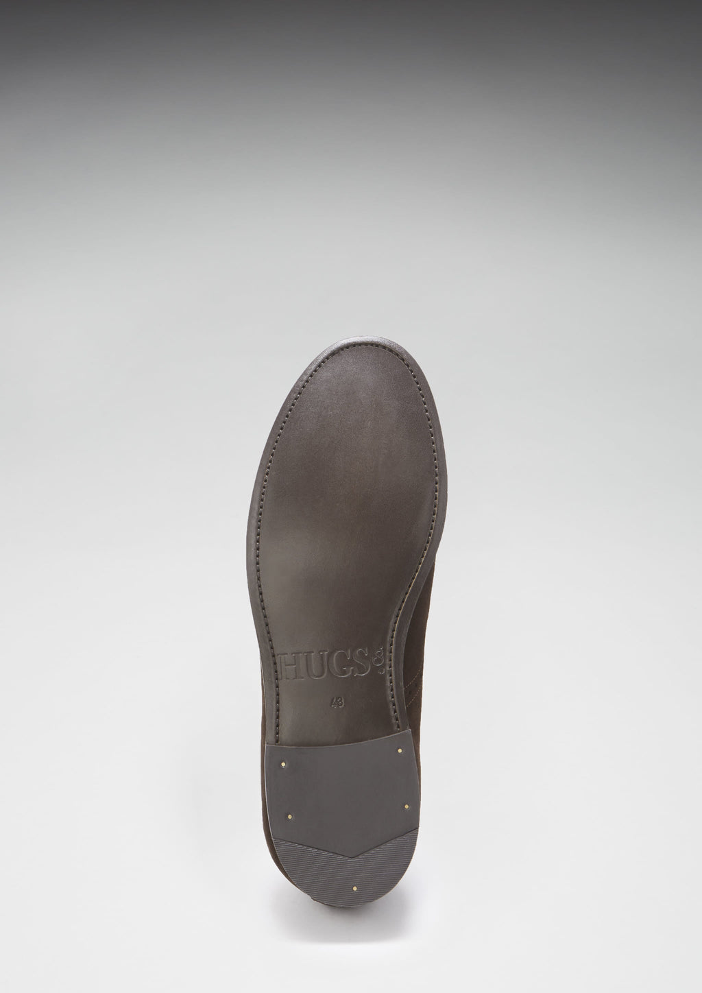 Brown Suede Tasselled Brogues with Welted Leather Sole