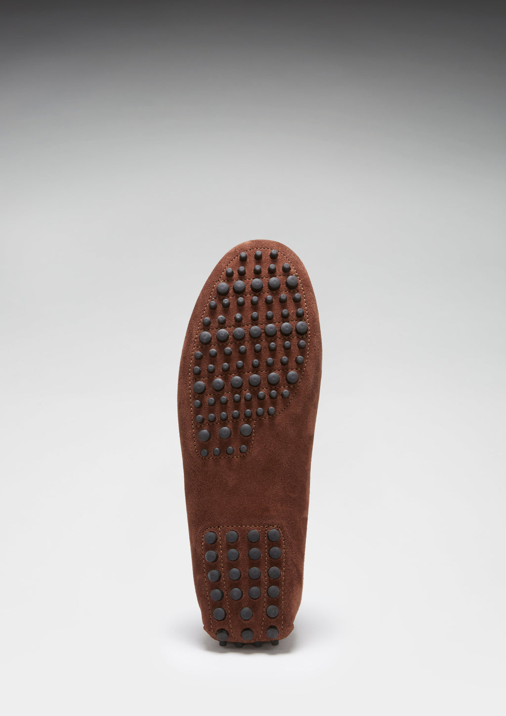 Mahogany Brown Suede Tasselled Driving Loafers