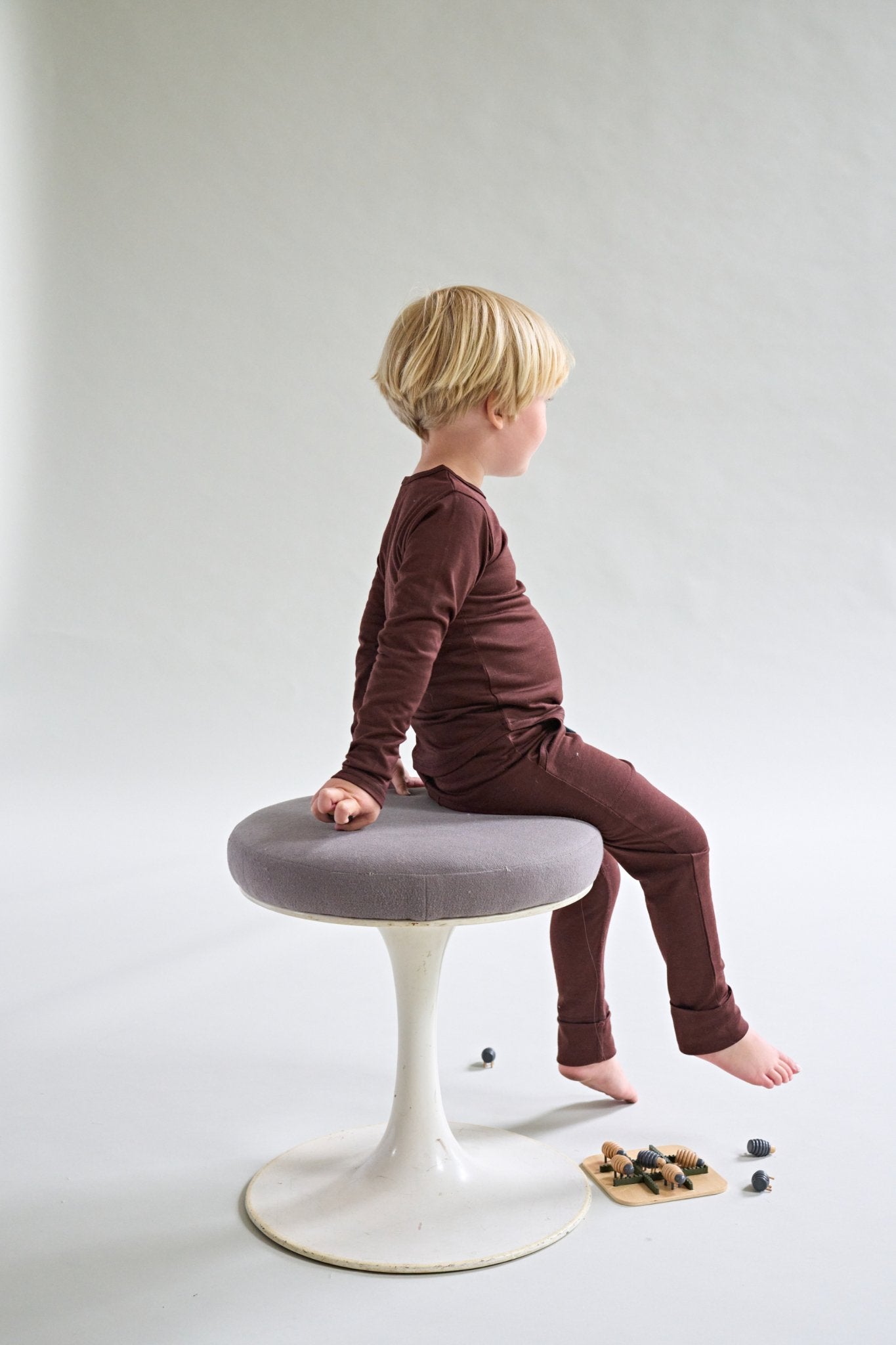 Merino Long Sleeve in Chocolate Brown