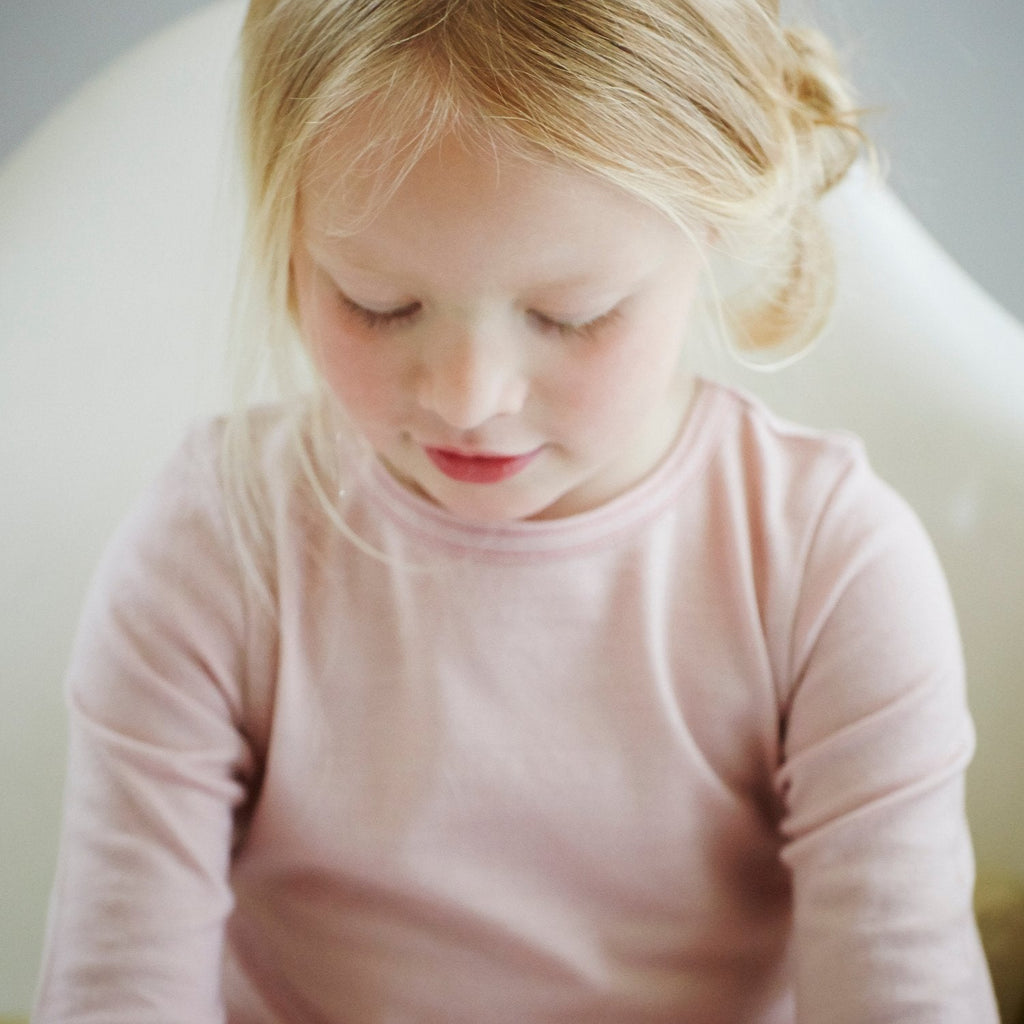 Merino Long Sleeve Pink Peach Blossom