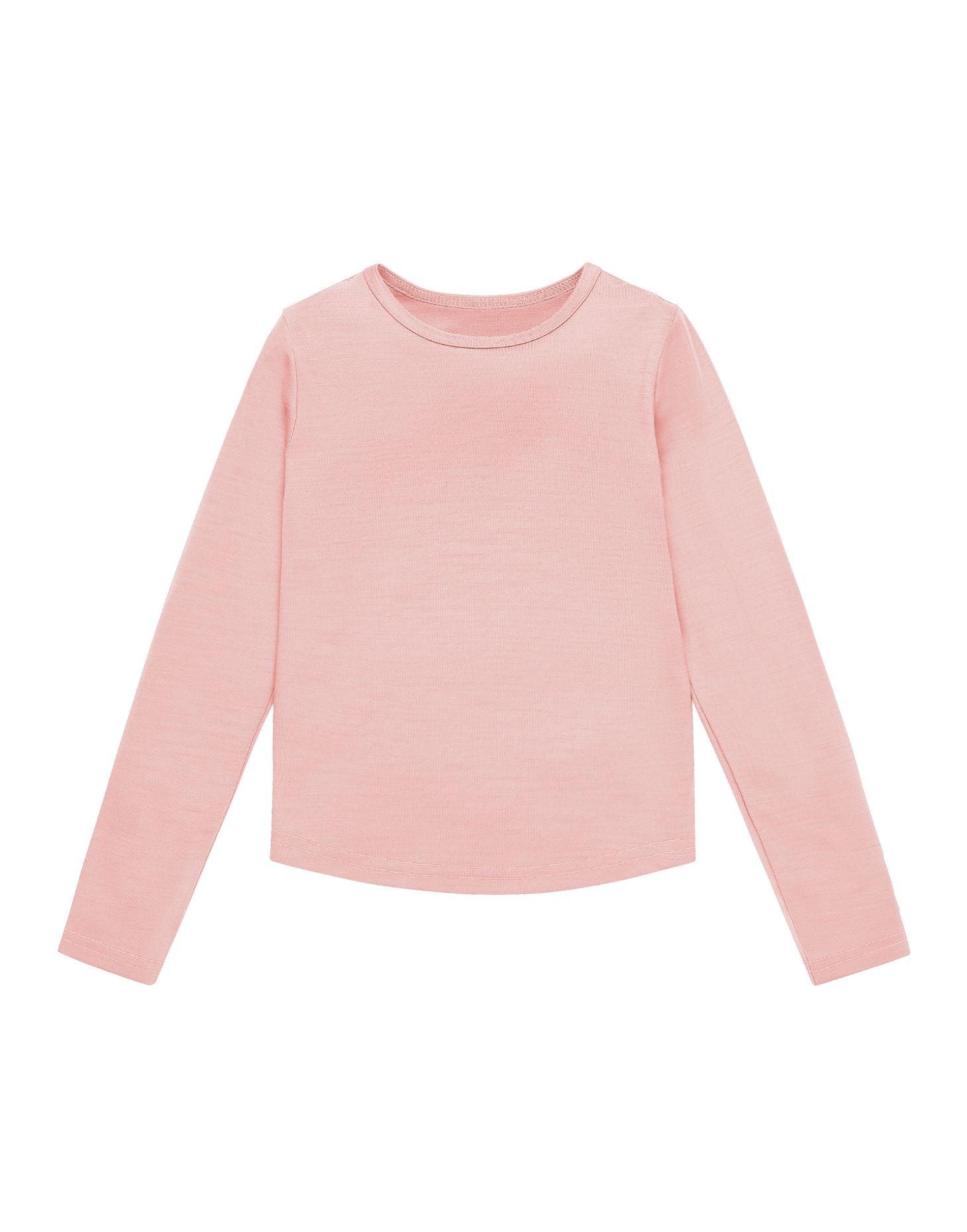Merino Long Sleeve Pink Peach Blossom