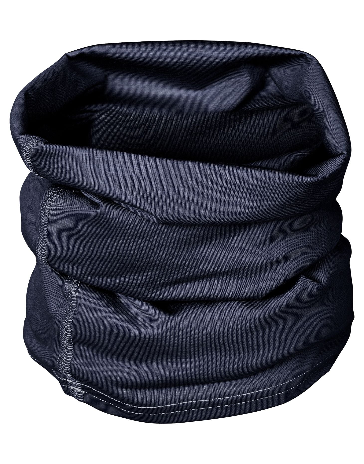 Merino Wool Snood in French Navy