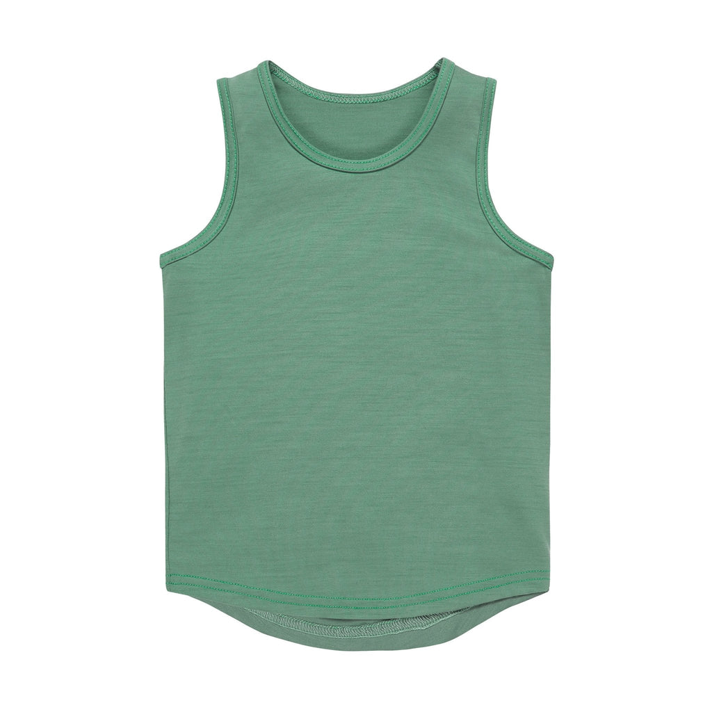 Merino Tank in Emerald Green