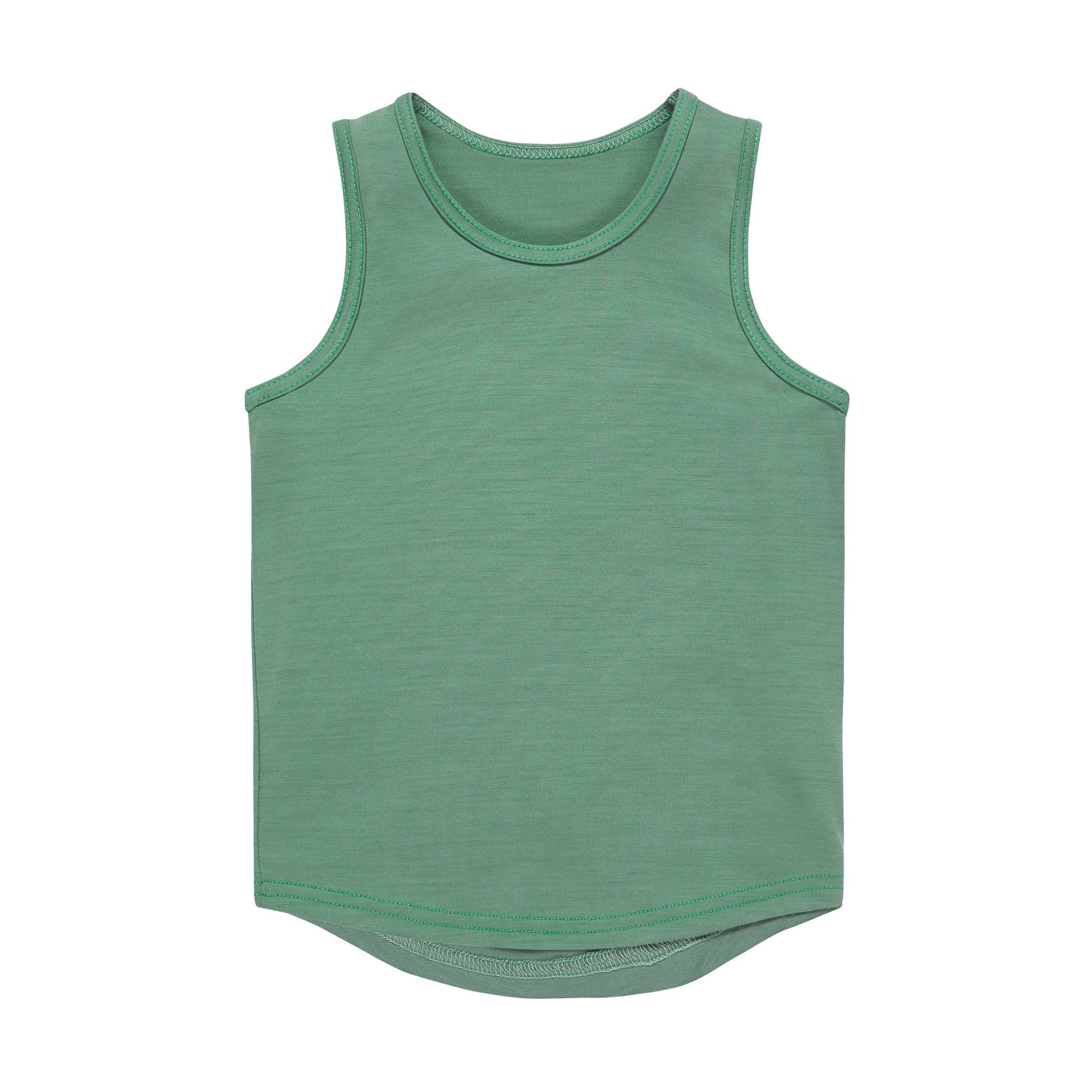 Merino Tank in Emerald Green